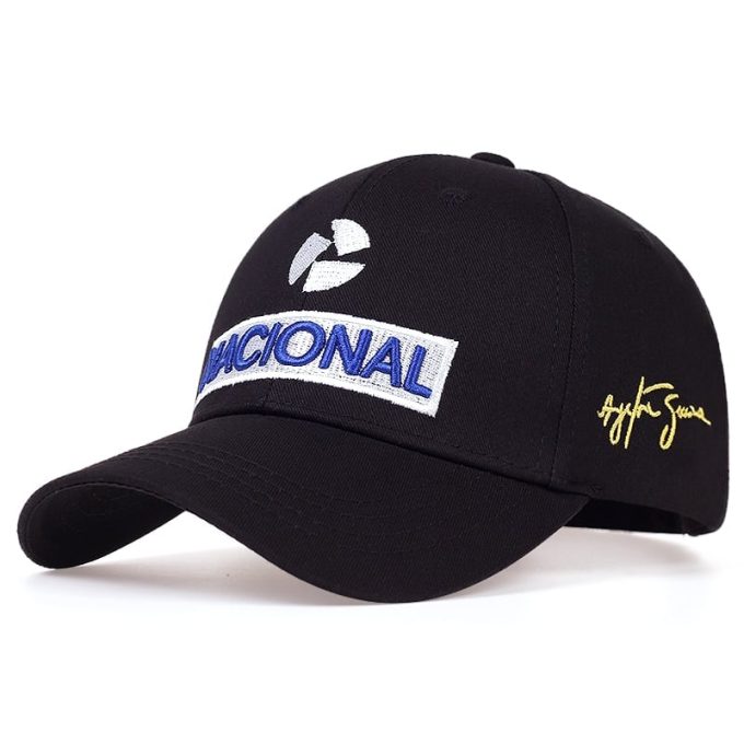 ayrton senna cap formula one racing