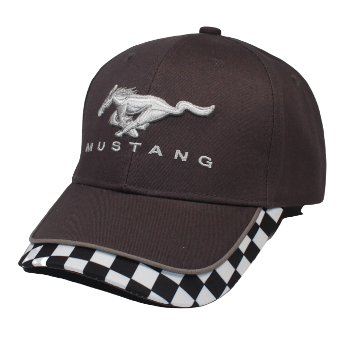 Brown MUSTANG Vintage Racing Cap