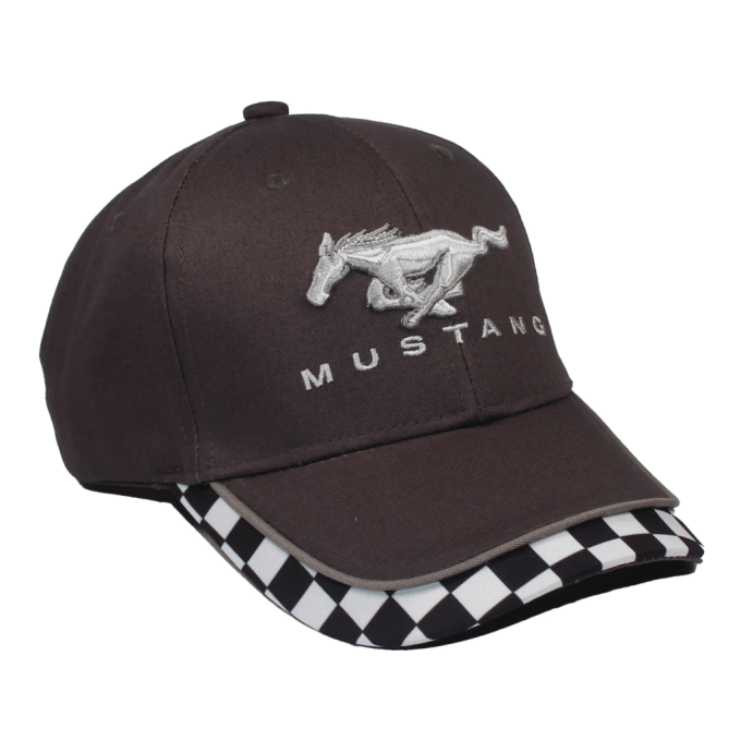 Brown MUSTANG Vintage Racing Cap