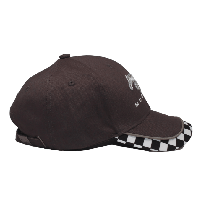 Brown MUSTANG Vintage Racing Cap