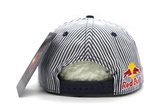 Red Bull Cap Navy Blue Striped