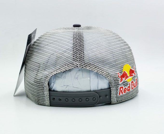 red bull cap flat brim mesh breathable hat