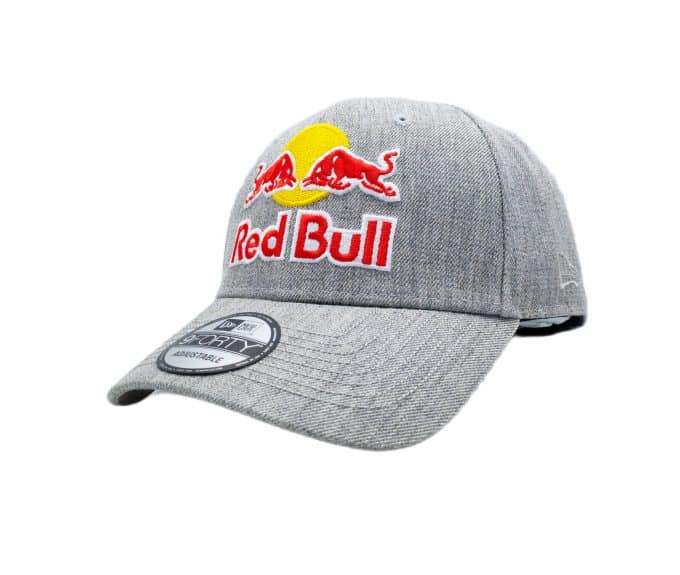 New era Red bull cap gray hat