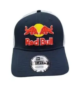 Red bull cap blue hat