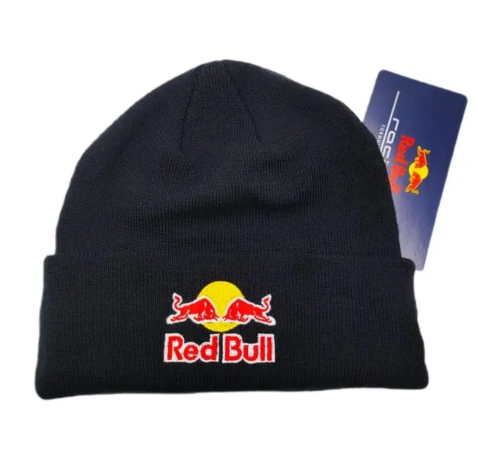 Black red bull Beanie hat new era