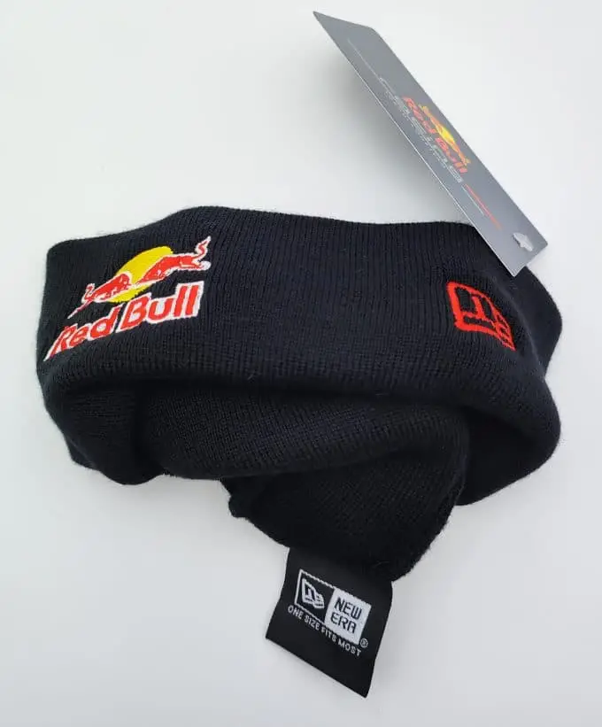 Black red bull Beanie hat new era